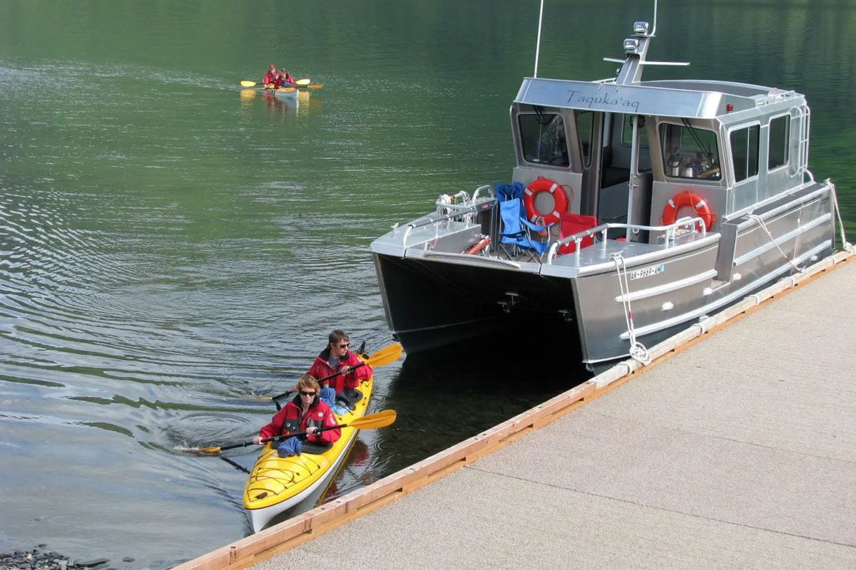 Kayaking on Karluk Lake
