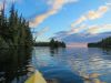 Alaska sunset seen from a sea kayak