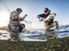 Photographing Alaska fish before release