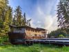 Old boat converted into lodging