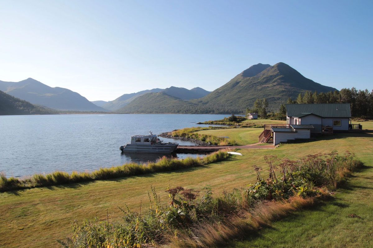 Exterior and dock of Kodiak Brown Bear Center