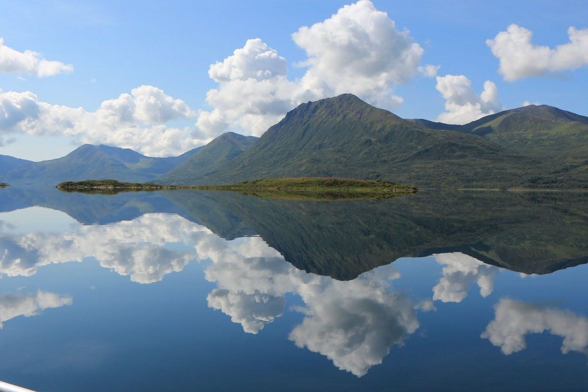 Mountain on Karluk Lake