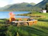Bonfire at Kodiak Brown Bear Center