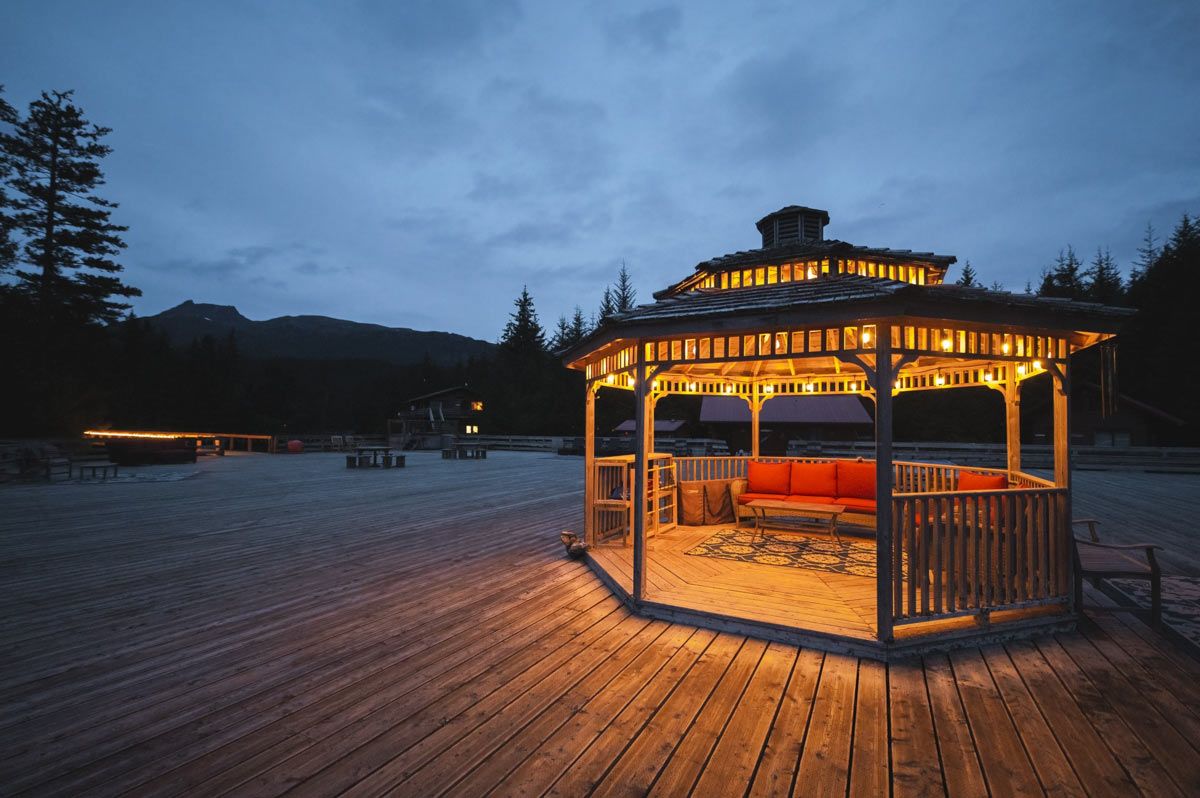 Tutka Bay Lodge Gazebo